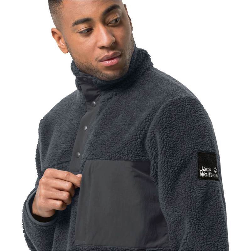 Jack Wolfskin Mens Pank Snap Fleece-3